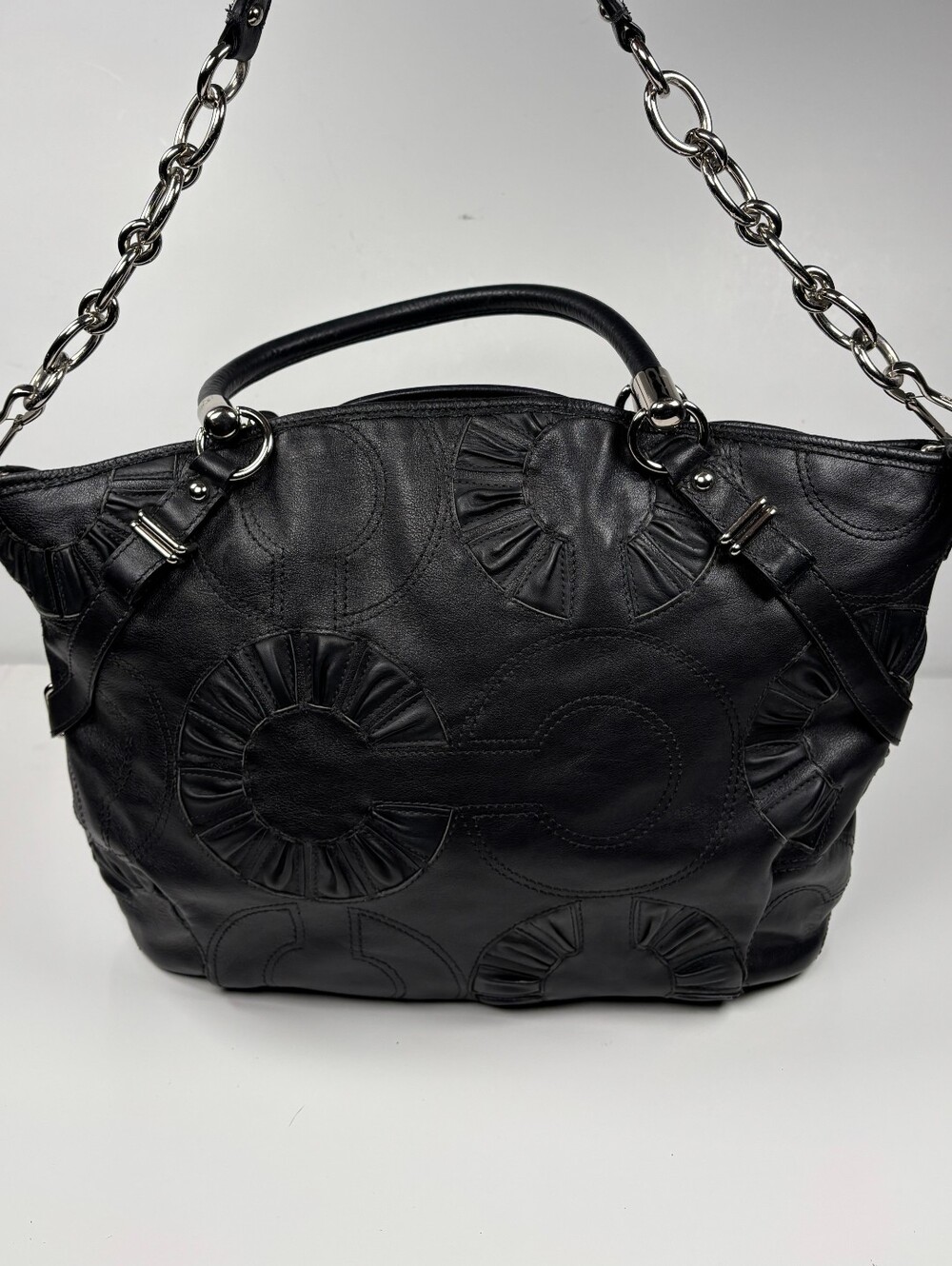 Coach Madison Embellished Sophia Tote/satchel
